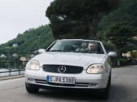 schon 30 jahre alt: kleine runde mit dem kult-roadster mercedes slk