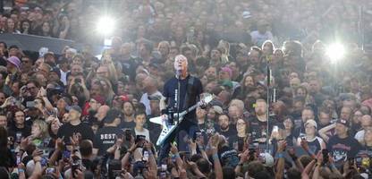 Rekord-Konzert im Olympiastadion: Metallica spielen vor 94.000 Menschen