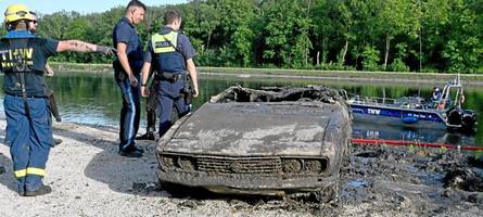 Sensationsfund: THW-Taucher ziehen vor Jahrzehnten versenktes Auto aus der Donau