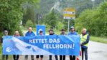 naturschutz: umweltschützer protestieren gegen lift-neubau am fellhorn
