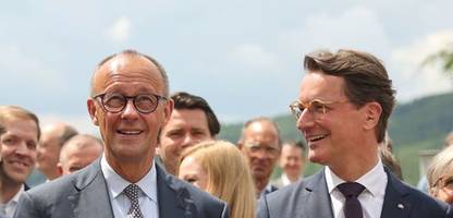 Friedrich Merz vs. Hendrik Wüst: CDU-Spitze demonstriert Einigkeit beim Sauerland-Treffen