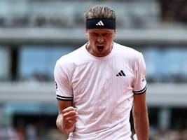Alexander Zverev bei den French Open: Ganz bei sich selbst