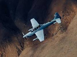 propeller statt düsenjet: mit der super tucano bekämpfte kabul die taliban