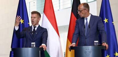 ungarn: péter magyar verliert bei antrittsbesuch im kanzleramt die fassung
