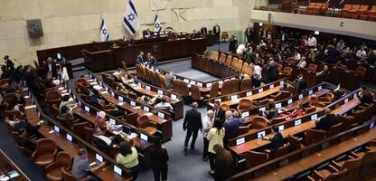 israel: abgeordnete stimmen in erster lesung für auflösung des parlaments