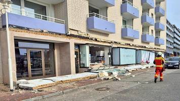 sylt: einsturz in westerland – 40 meter langes vordach kracht auf straße