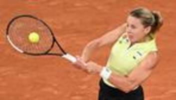 french open im tennis: von qualifikation ins finale: chwalinska mit tennis-märchen