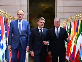 Russland in Ukraine unter Druck: Berlin, London und Paris stimmen sich auf Verhandlungen mit Putin ein