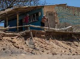meeresspiegel, unwetter, erosion: das meer frisst nicht nur in italien den strand
