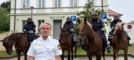 Bei Ärger an Badeseen in Friedberg und Augsburg: Polizisten auf Pferden sollen schlichten