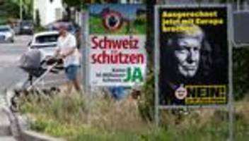 10-Millionen-Initiative: Mehrere Parteien warnen vor Bevölkerungsobergrenze in der Schweiz
