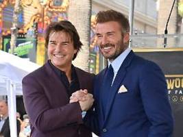 Ohne Brooklyn, mit Tom Cruise: David Beckham enthüllt Hollywoodstern