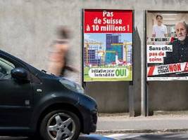 Die Schweiz stimmt ab: Ist demnächst bei zehn Millionen Schluss?