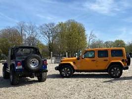 Ist Jeep überhaupt noch Jeep?: Ausfahrt mit dem Jeep-Klassiker CJ-7 und dem modernen Wrangler Plug-in-Hybrid