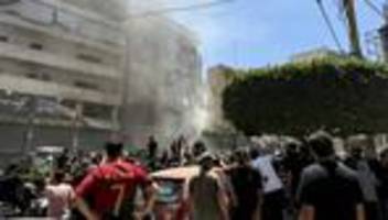 irankrieg: israel bombardiert vorort von beirut