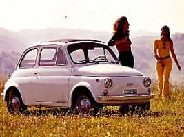 start mit ohren von micky maus: fiat 500 topolino - ikone italienischen lebensstils
