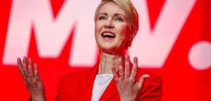 mecklenburg-vorpommern: spd-parteitag mit manuela schwesig vor der landtagswahl