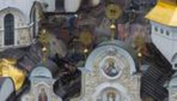 russischer luftangriff: dach des kyjiwer höhlenklosters nach russischem angriff beschädigt