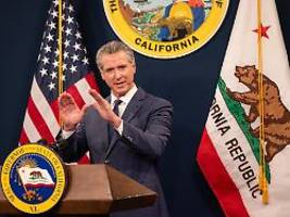 Halte meine Frau heraus: Newsom: Trump geht gegen meine Familie vor