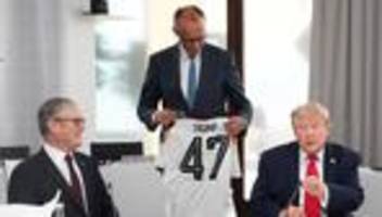 Friedrich Merz: Merz schenkt Trump Nationalmannschaftstrikot mit Nummer 47