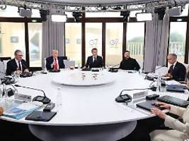 weitere militärhilfen geplant: g7 wollen druck auf moskau mit neuen energie-sanktionen erhöhen