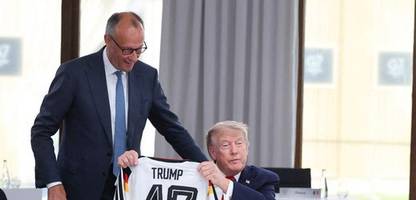g7: merz umschmeichelt trump