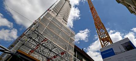 Einblicke in die Perlachturm-Baustelle: Ein Rundgang in Bildern