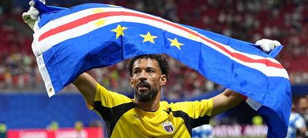 Kap Verdes Torwart Vozinha wird innerhalb von 90 Minuten zum Social Media Star