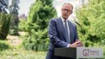 g7-gipfel: kanzler merz lobt »klare botschaft« der g7-staaten an russland