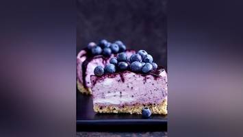 Himmlischer Heidelbeer-Cheesecake