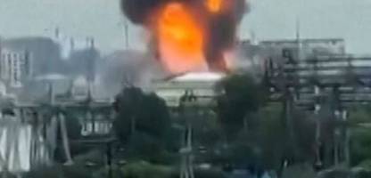 Russland: Drohnenangriff setzt Raffinerie bei Moskau in Brand