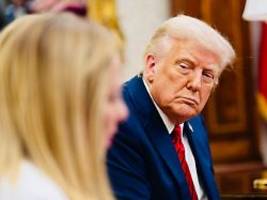 Ich und Italien flehen niemals: Trump spottet über Meloni - Regierungschefin ist fassungslos