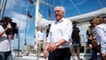 Bundespräsident im Norden: Steinmeier segelt zur Eröffnung der Kieler Woche