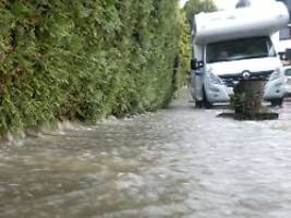 Gewitter und Hochwasser: Neun Verletzte durch Blitzschlag, Überschwemmungen in Rheinland-Pfalz