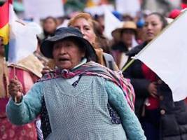 Polizei räumt Blockaden: Boliviens Präsident verhängt wegen Protesten Ausnahmezustand