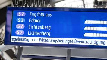 Unwetter über Berlin: Unterbrechungen bei S-Bahnen – Feuerwehr im Einsatz