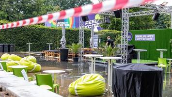 Unwetter mit Sturmböen und Hagel: Besucher der Berlin Tennis Open evakuiert