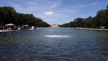 Wirbel um „Reflecting Pool“: Plötzlich spricht Trump von Vandalismus