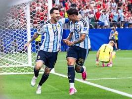 Klose abgelöst: Messis Rekordtore bringen Argentinien in K.-o.-Runde 