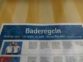 personal schon an der grenze: standbad lässt gäste ohne deutschkenntnisse nicht rein