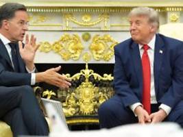 Großartige Führungsperson: Trump empfängt Nato-Generalsekretär Rutte überschwänglich