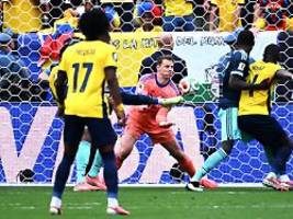 Pleite gegen Ecuador: DFB-Team kassiert nach Neuer-Patzer herben Dämpfer