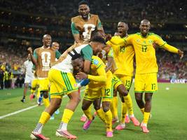 Fußball-WM: Südafrika gelingt die Überraschung