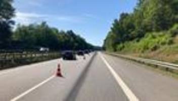 Autobahn A7: Hitzeschaden auf A7 - Fahrspur bis Montag gesperrt
