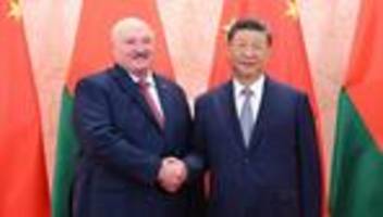 Peking: Chinas Staatschef Xi empfängt belarussischen Machthaber Lukaschenko
