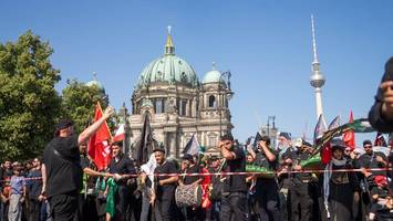 schiiten-demo in berlin: keine strafrechtlichen konsequenzen wegen gefesselter kinder