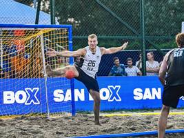 beachhandball: mit dem herz im sand