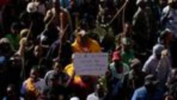 Abschiebungen gefordert: Tausende protestieren gegen Migranten in Südafrika