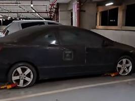 fahrer seit jahren verschwunden: 30.000-euro-ticket - mysteriöser pkw stellt parkhaus vor rätsel
