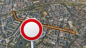 „Kurze Einschränkungen“: Riesaer Straße in Hellersdorf voll gesperrt